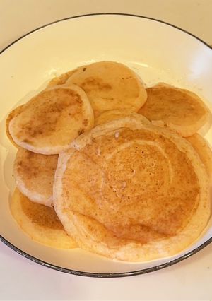 米粉の人参ヘルシーホットケーキ-レシピのメイン写真