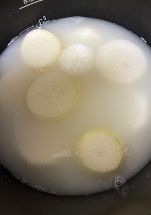 ホットクックで大根アク抜き-レシピのメイン写真