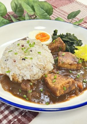 マグロと和風だしの出会いが生む😋鮪カレー-レシピのメイン写真