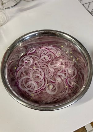 からくない！赤玉ねぎのスライス／辛味抜き-レシピのメイン写真