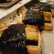 なすと豆腐の磯辺焼き