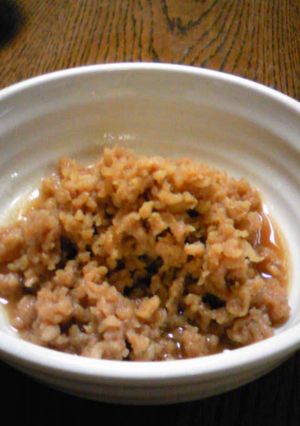【覚書】お母さんの鶏そぼろ-レシピのメイン写真