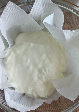 ヨーグルトの水切りの仕方（覚書）-レシピのメイン写真