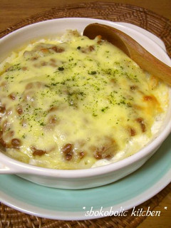 ネバネバクリーミー♡ポテ納豆グラタン-レシピのメイン写真