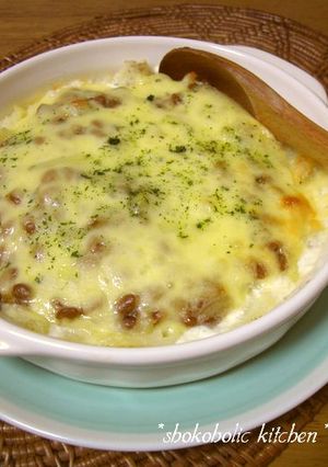 ネバネバクリーミー♡ポテ納豆グラタン-レシピのメイン写真