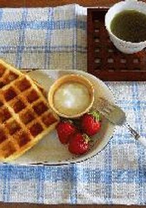 ホットサンドメーカーでワッフル-レシピのメイン写真