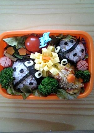 初心者でも簡単☆テントウムシ弁当-レシピのメイン写真
