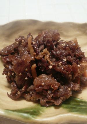 簡単♫ 牛肉としょうがの佃煮風-レシピのメイン写真