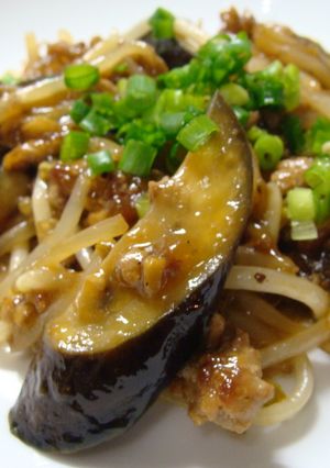 茄子ともやしの麻婆あん-レシピのメイン写真