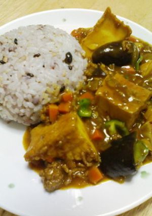 余った野菜と厚揚げの和風カレー-レシピのメイン写真