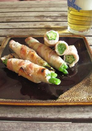 簡単おつまみ☆巻き巻きベーコン-レシピのメイン写真