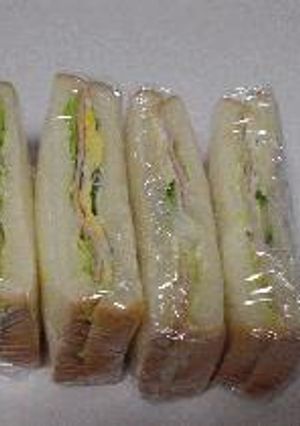ホットサンド(ハム・タマゴ)-レシピのメイン写真