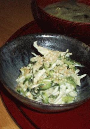 ごまたっぷり!!鶏のささみときゅうりのごまドレサラダ-レシピのメイン写真