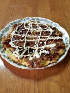 たこ焼きの余った具材で!お好み焼き-レシピのメイン写真