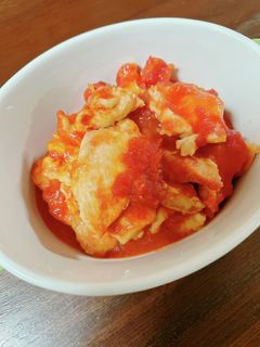 鶏むね肉でやわらかトマト煮❀-レシピのメイン写真