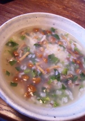 ぬるぬる元気粥-レシピのメイン写真