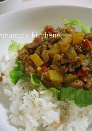 夏野菜たっぷりヘルシキーマカレー♪-レシピのメイン写真