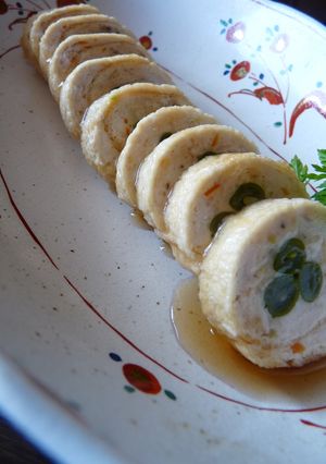 鶏ミンチの油揚げ巻き-レシピのメイン写真