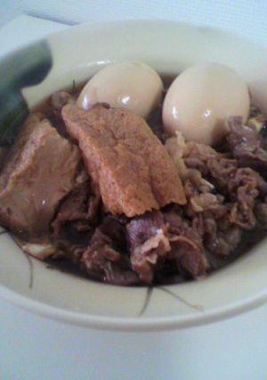 ☆素麺つゆde牛肉アゲアゲ煮込み☆-レシピのメイン写真