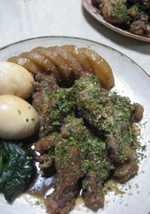 手羽元の烏龍茶煮♪-レシピのメイン写真