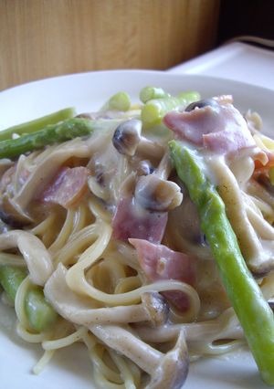 牛乳アレルギーでも安心☆豆乳パスタ-レシピのメイン写真
