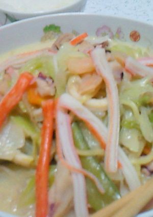 たっぷり野菜のちゃんぽん♪-レシピのメイン写真