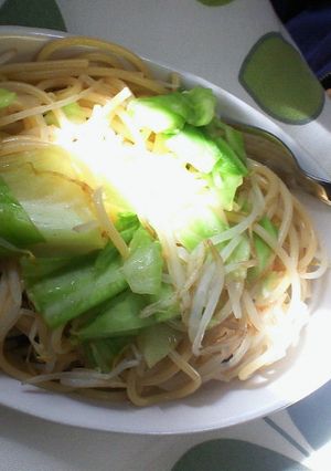 1人ランチに☆簡単☆和風パスタ-レシピのメイン写真
