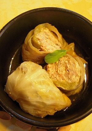 ふわっ噛みご飯入りロールキャベツ-レシピのメイン写真