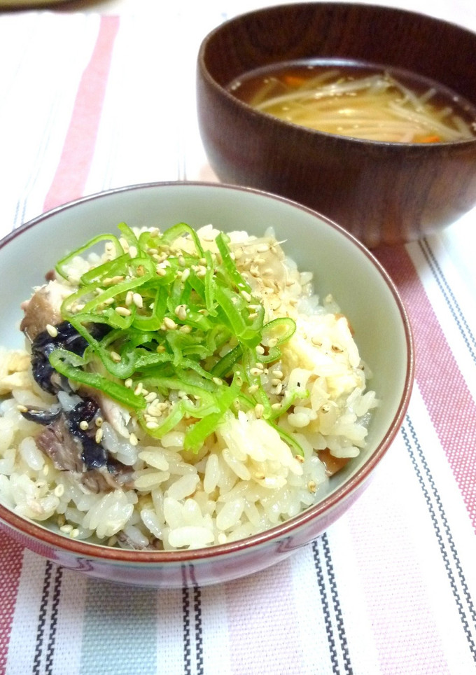 ✿焼きさんまとごぼうの炊き込みご飯✿-レシピのメイン写真