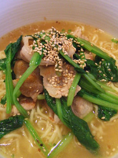 豚とほうれん草炒めラーメン-レシピのメイン写真