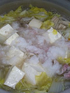 豚肉やわらかみぞれ鍋-レシピのメイン写真