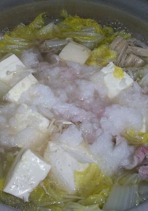 豚肉やわらかみぞれ鍋-レシピのメイン写真
