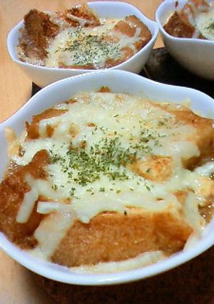手早く！手軽に！オニオングラタンスープ-レシピのメイン写真