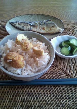 栗ご飯-レシピのメイン写真
