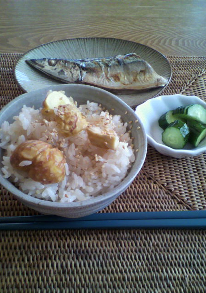 栗ご飯-レシピのメイン写真