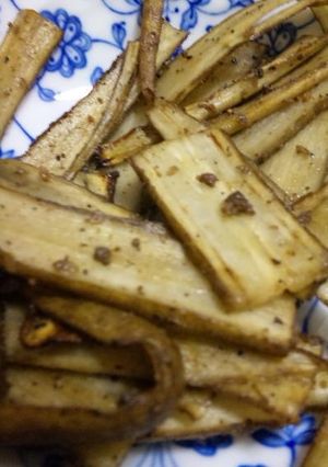ゴボウ炒めwithアンチョビ-レシピのメイン写真