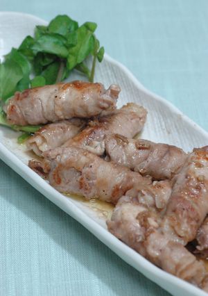エリンギのしゃぶ肉巻き＊アンチョビ風味-レシピのメイン写真