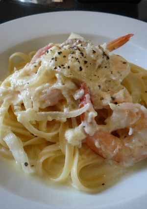 大人☆エビとチーズパスタ-レシピのメイン写真
