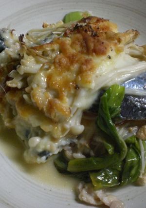 旬の秋刀魚！チーズたっぷりオーブン焼き♪-レシピのメイン写真