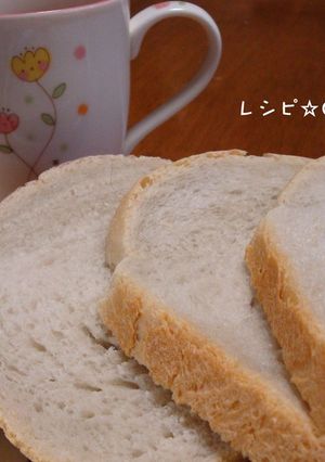 ホームベーカリーで自家製天然酵母の食パン-レシピのメイン写真