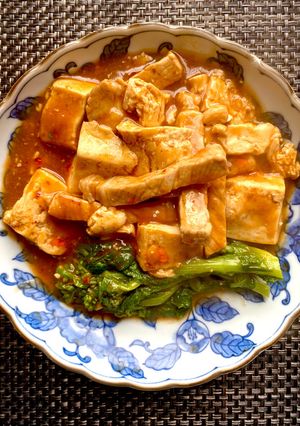 豆腐と豚ロースの麻辣煮込み-レシピのメイン写真