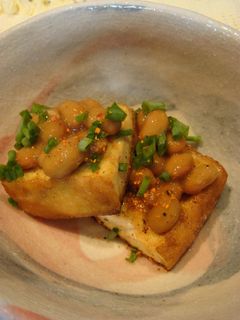 厚揚げの納豆のせ-レシピのメイン写真
