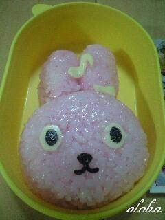 キャラ弁・・・うさちゃんごはん-レシピのメイン写真