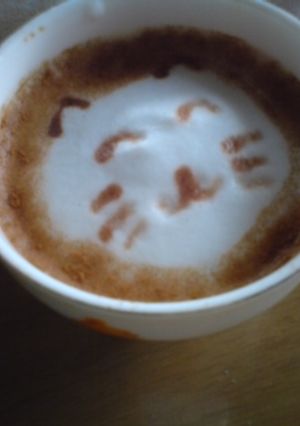 デザインカプチーノ～にゃんこ～-レシピのメイン写真