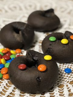 とうふベーグル ブラックココア-レシピのメイン写真