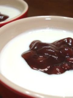 1分で完成♪『小豆ヨーグルト』でお腹快調-レシピのメイン写真