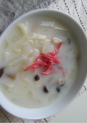 とんこつ風味のにゅうめん-レシピのメイン写真