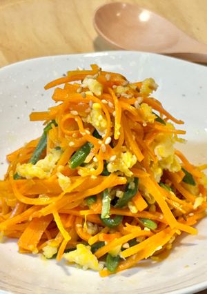 夕食昼食副菜弁当に☆コンソメ味のにんじんしりしり-レシピのメイン写真