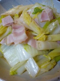 ベーコンと白菜のさっと煮-レシピのメイン写真