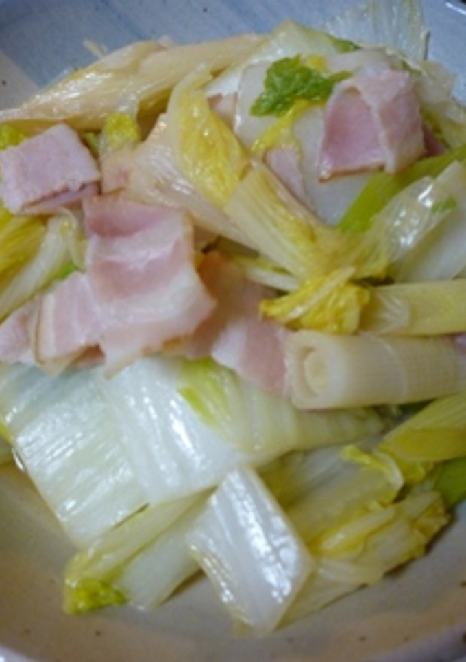 ベーコンと白菜のさっと煮-レシピのメイン写真